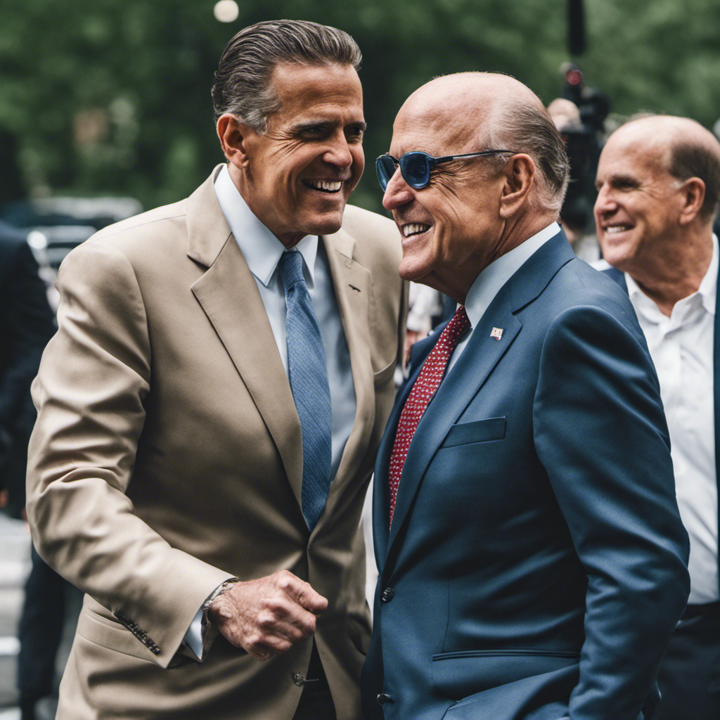 Ai generated image of Hunter Biden and Rudy Giuliani